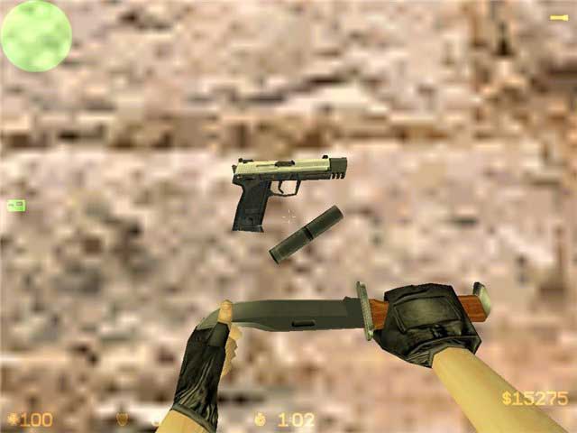 Скачать модель USP - Пистолет Робокопа